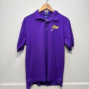 Vintage Laser JDAM Polo Shirt Mens Small Purple Pro Line Military Aviation